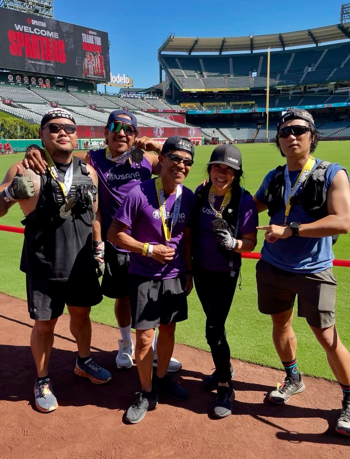 Team USANA on the field